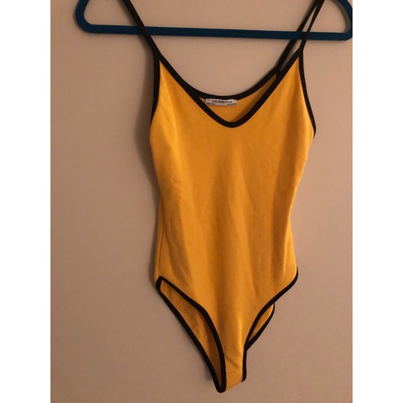 Zara Tops - Zara Yellow Bodysuit Zara Tops - Zara Yellow Bodysuit